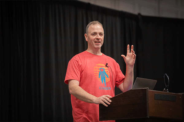 Attending DakotaCon gave Mike Saunders the confidence to become an international speaker and pen tester.